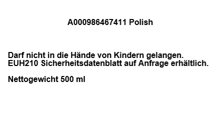 Mercedes-Benz - Lackpolitur