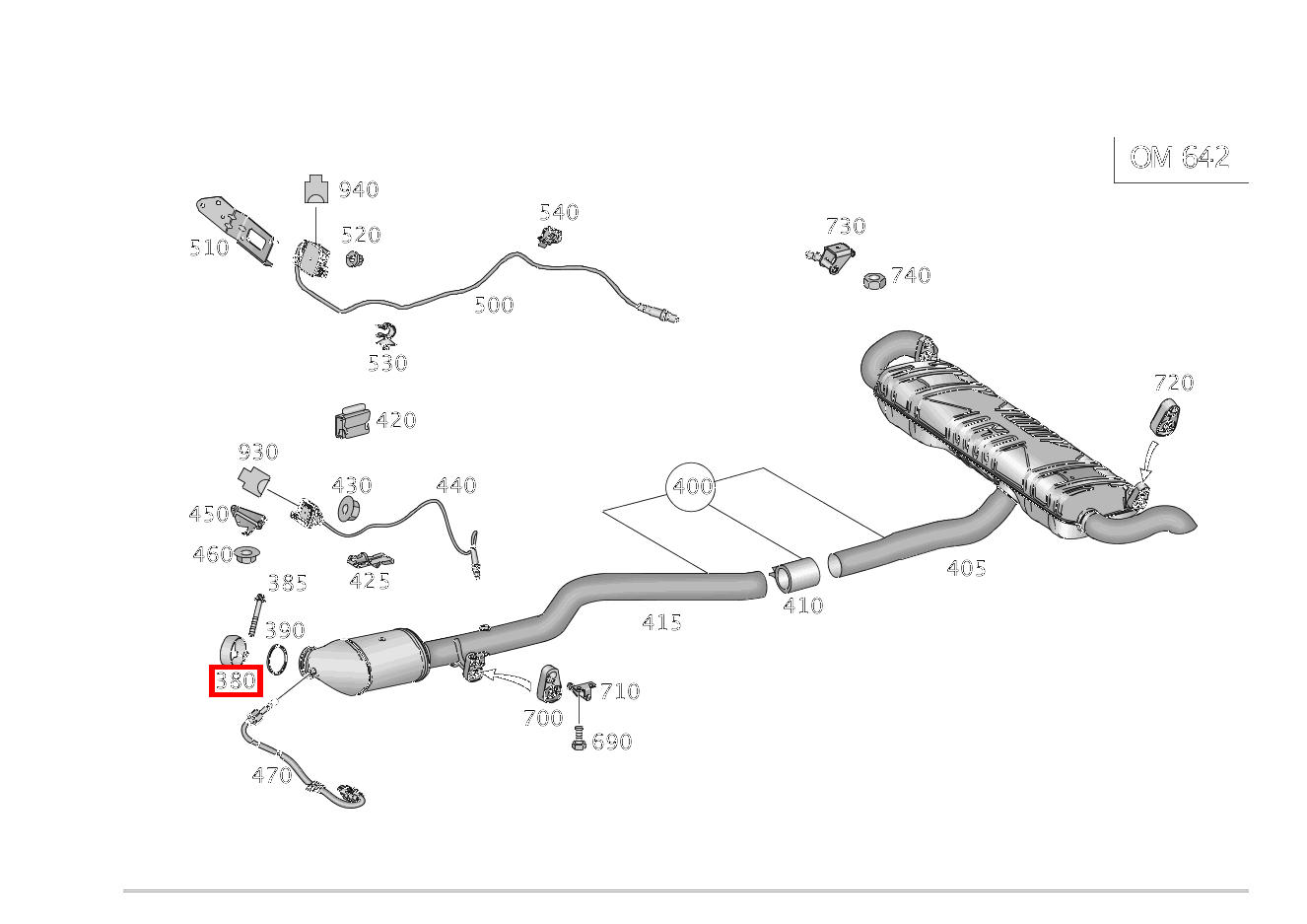 Rohrschelle Abgasanlage Katalysator an Auspuffrohr hinten ML/GLE 350 BT/D 4M 642826 292 Rohrschelle Abgasanlage Katalysator an Auspuffrohr hinten ML/GLE 350 BT/D 4M 642826 292