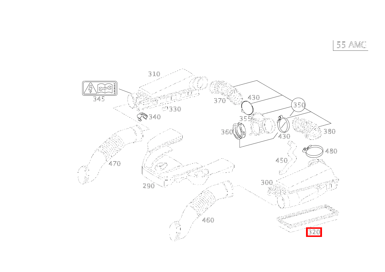 Filtereinsatz SL55 230 Filtereinsatz SL55 230