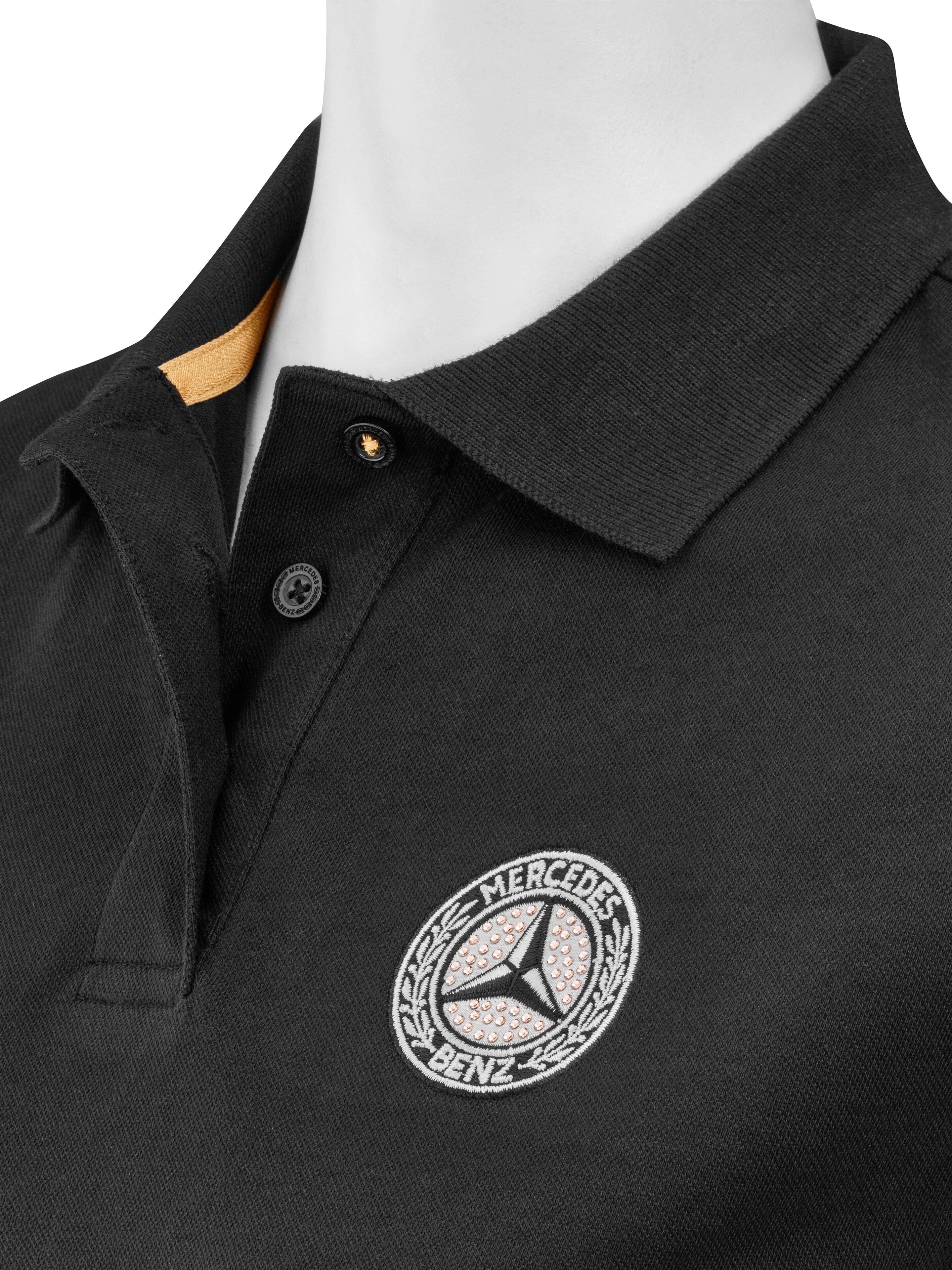 Poloshirt Damen, schwarz