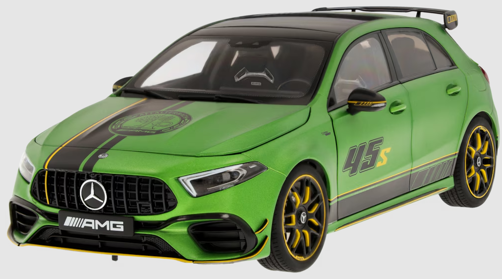 Mercedes-AMG A 45 S 4MATIC green hell magno, NZG, 1:18 Mercedes-AMG A 45 S 4MATIC green hell magno, NZG, 1:18