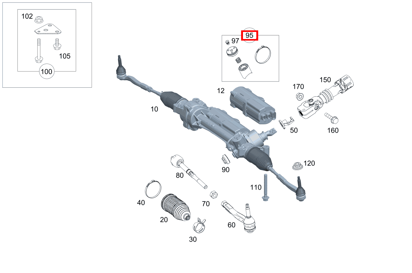 Druckstück Teilesatz CLK 320 COUPE 209