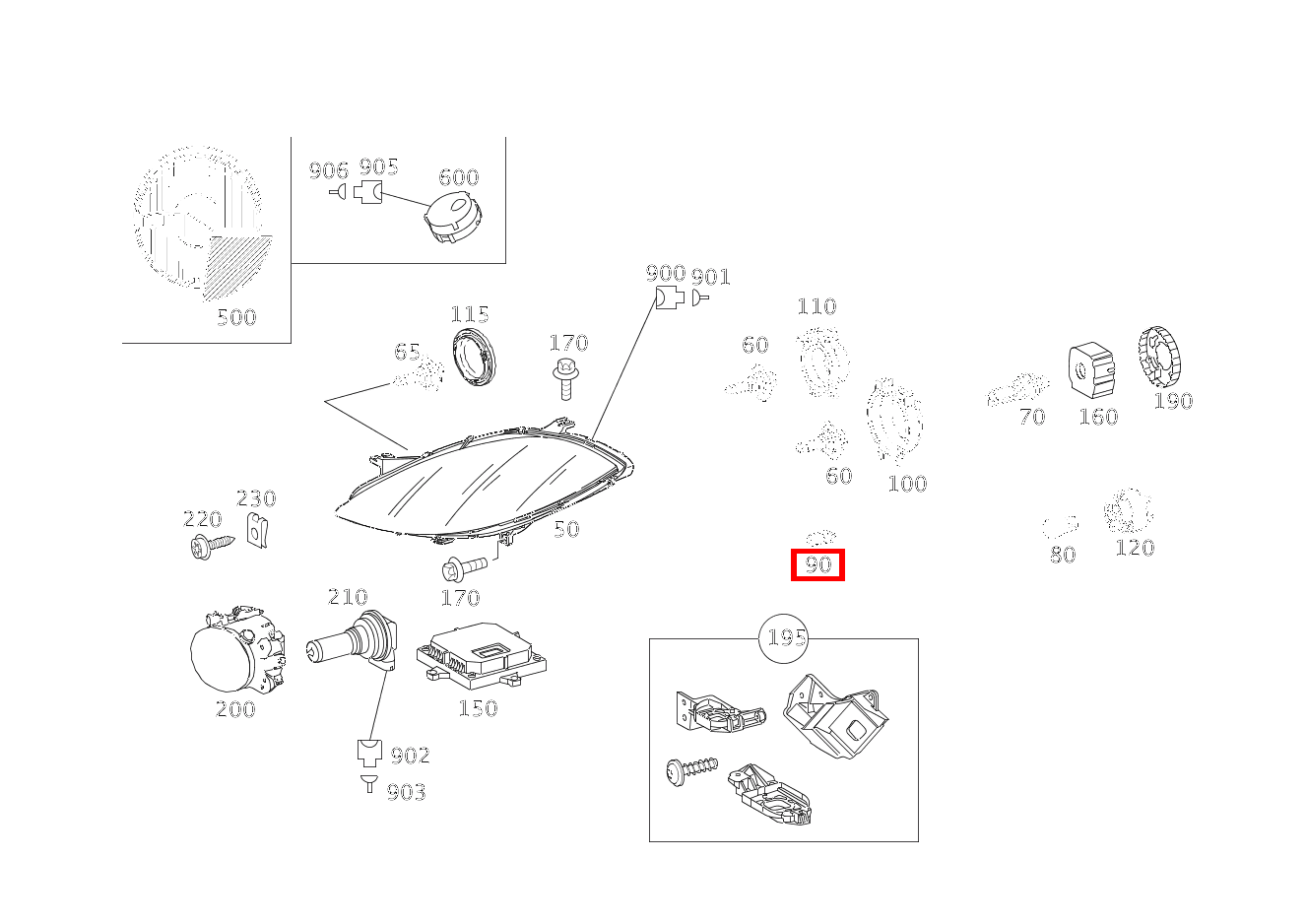 Glühlampe BEGRENZUNGSLEUCHTE; LONGLIFE BLUE; 12V-6W A 200 TURBO COUPE 169