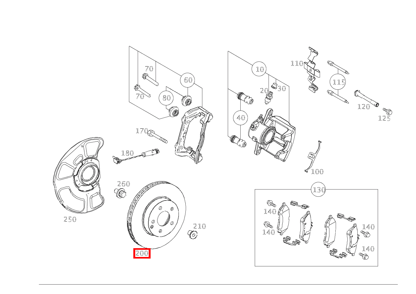 Bremsscheibe belüftet Vorne Rechts E350 4M 212 Bremsscheibe belüftet Vorne Rechts E350 4M 212
