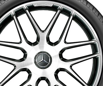 AMG Schmiederad im Kreuzspeichen-Design, 50,8