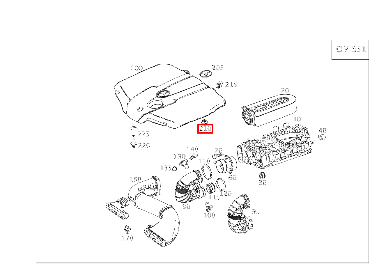 Elastomerlager ZWISCHEN ABDECKHAUBE UND ZYLINDERKOPF S 300 BT HYBRID L 222 Elastomerlager ZWISCHEN ABDECKHAUBE UND ZYLINDERKOPF S 300 BT HYBRID L 222