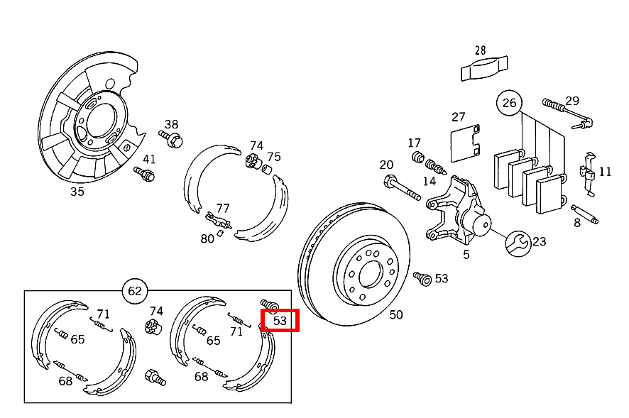 FLACHKOPFSCHRAUBE M. ISK BREMSSCHEIBE AN RADNABE; M6X15 S 350 Turbodiesel 140 FLACHKOPFSCHRAUBE M. ISK BREMSSCHEIBE AN RADNABE; M6X15 S 350 Turbodiesel 140
