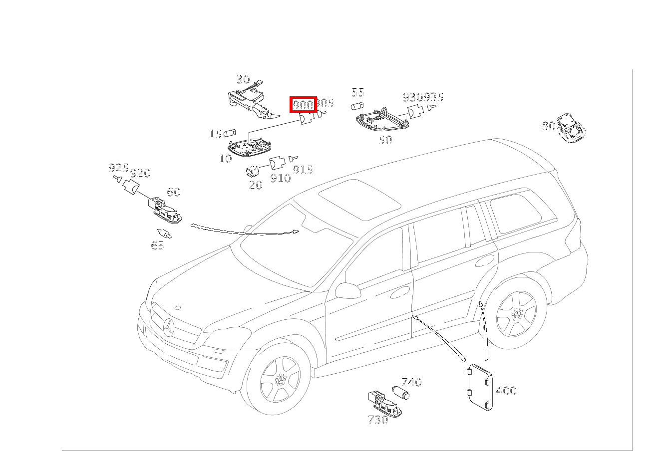 Stecker DACHBEDIENEINHEIT N70; 2-PIN MQS GL 500 4MATIC Off-Roader 164 Stecker DACHBEDIENEINHEIT N70; 2-PIN MQS GL 500 4MATIC Off-Roader 164