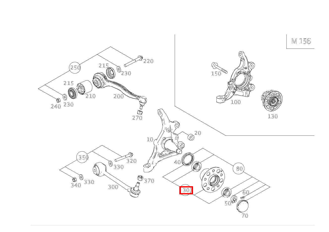 Vorderradnabe C350 BE C 204