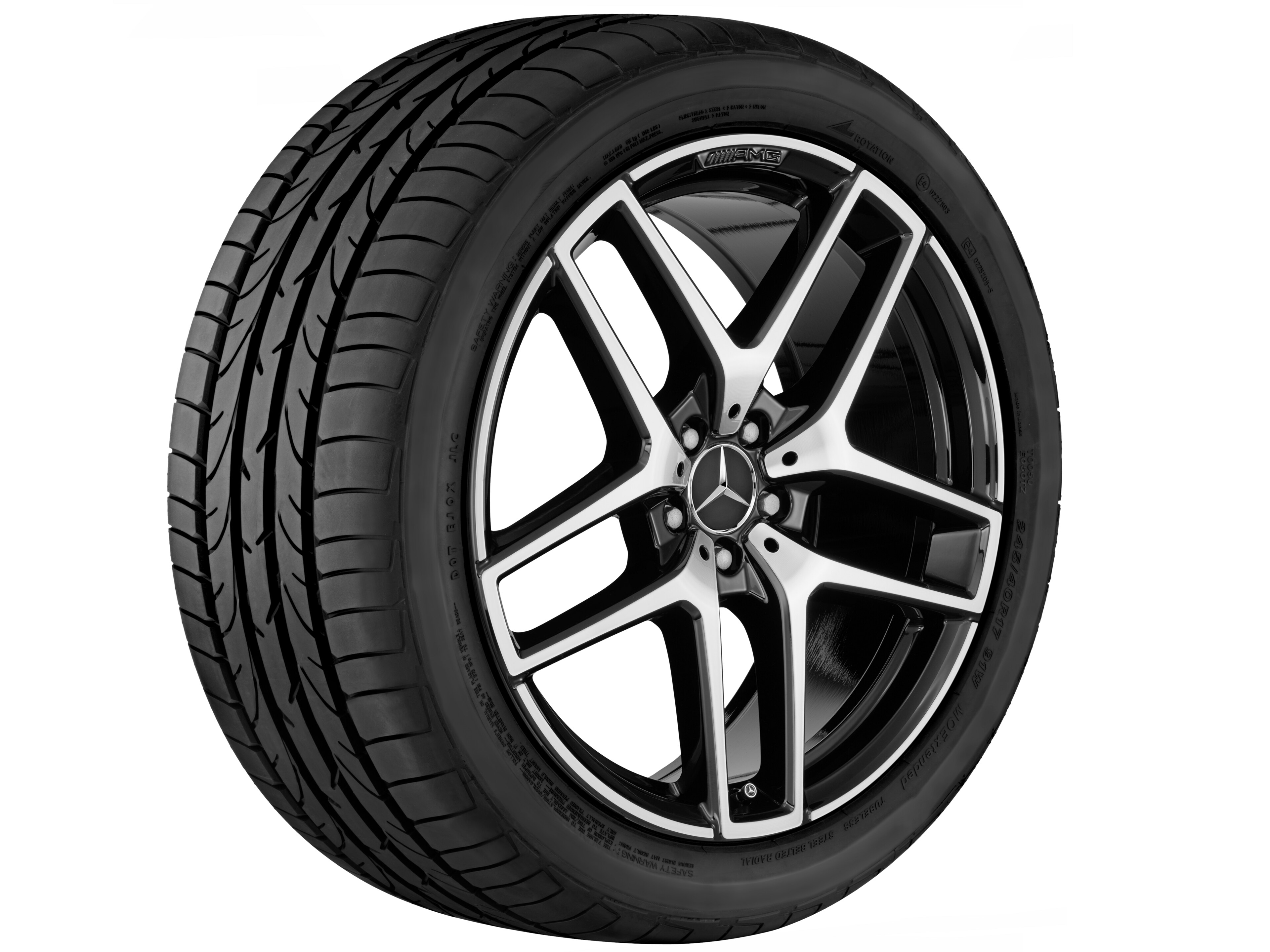 AMG 5-Doppelspeichen-Rad, 53,3 cm (21 Zoll)