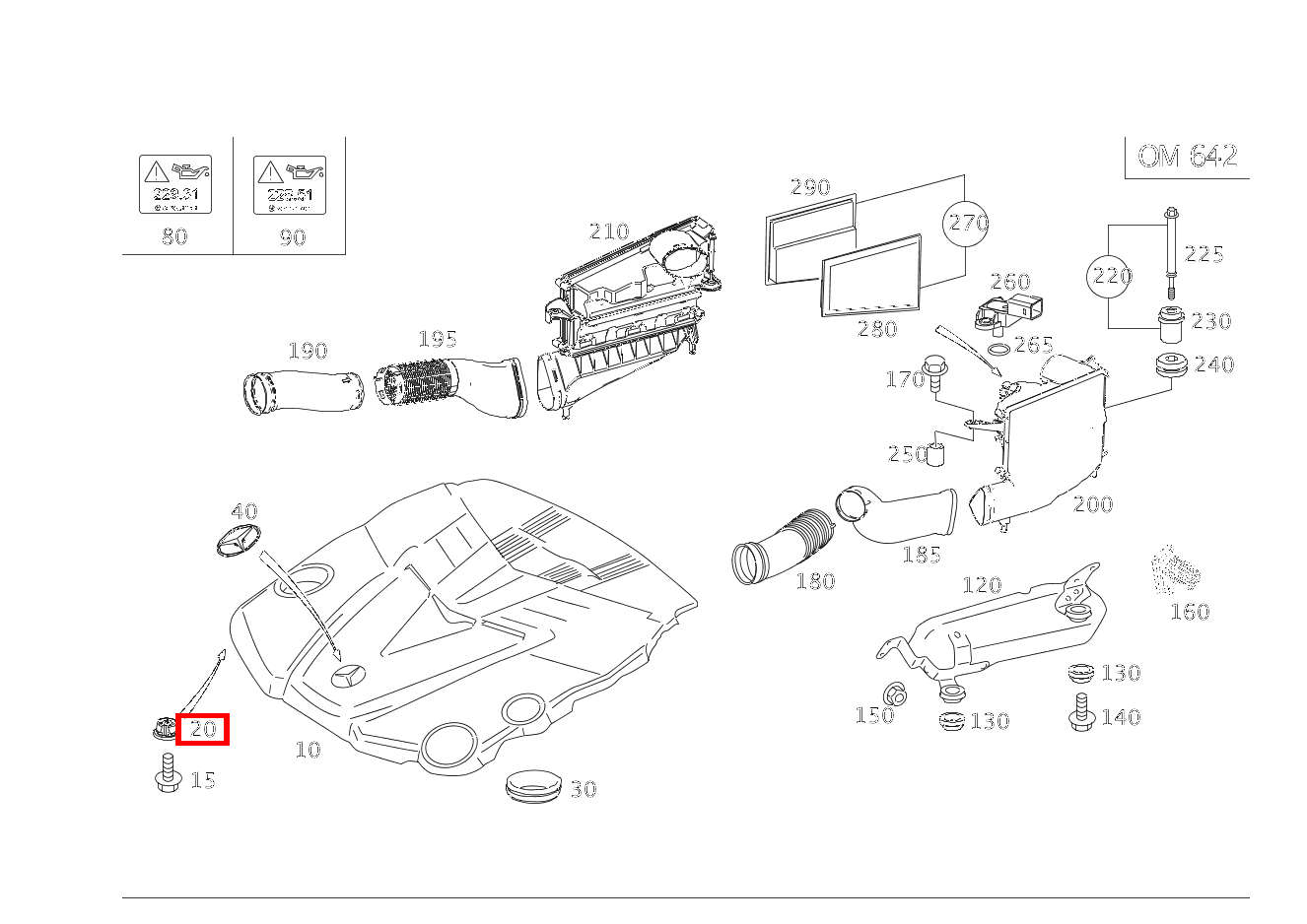 Elastomerlager ABDECKBLECH R 300 CDI SUV-Tourer (langer Radstand) 251 Elastomerlager ABDECKBLECH R 300 CDI SUV-Tourer (langer Radstand) 251