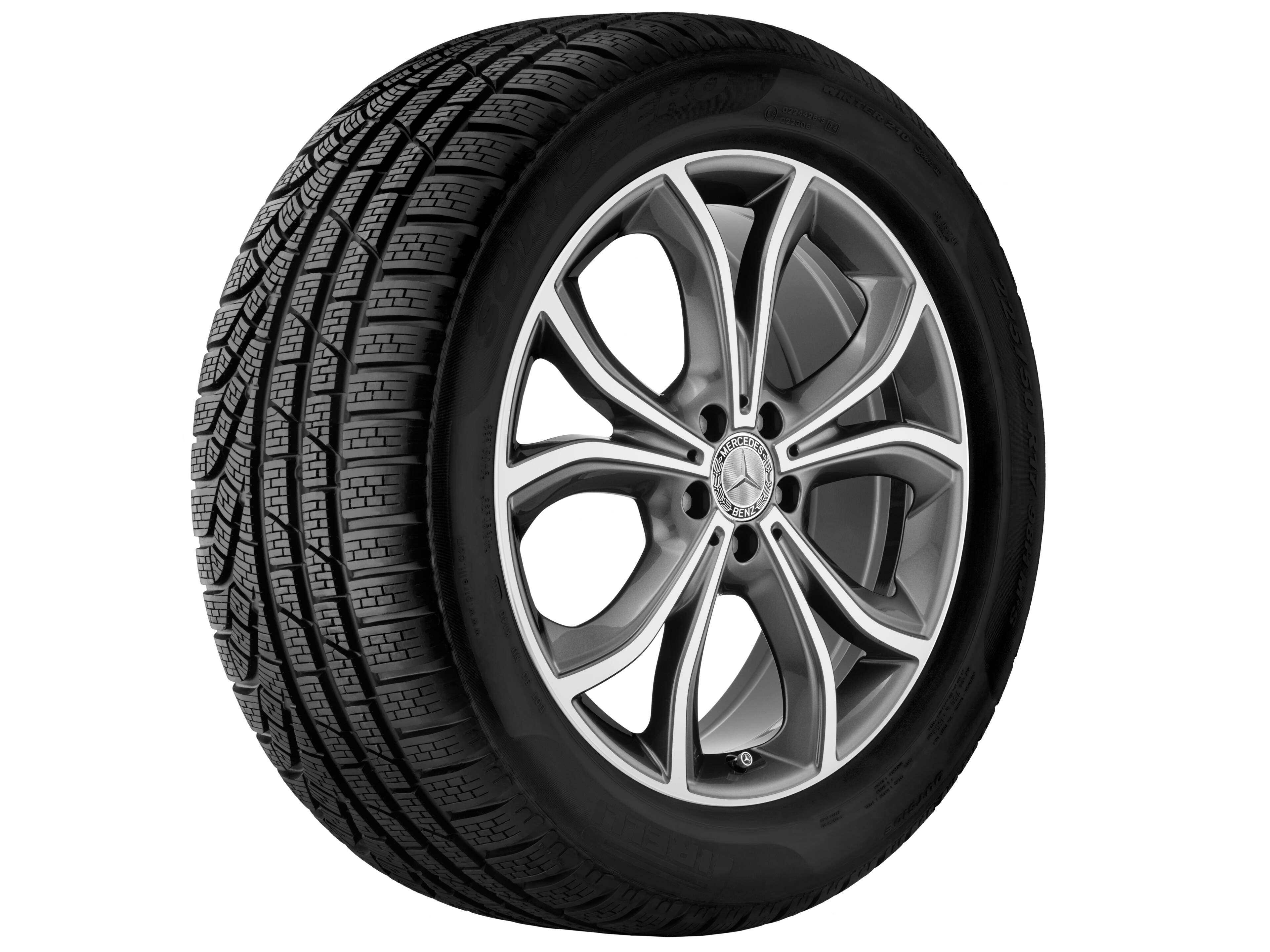 Mercedes-Benz - 5-Doppelspeichen-Rad, 50,8 cm (20 Zoll), glan 5-Doppelspeichen-Rad, 50,8 cm (20 Zoll), glan