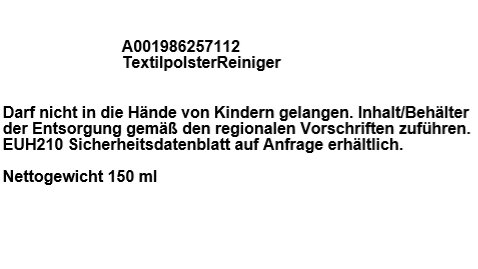 TextilpolsterReiniger