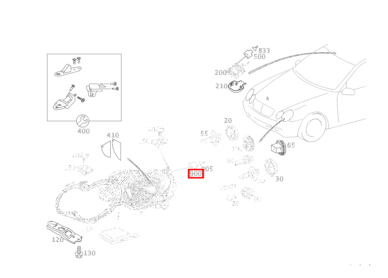 GEHAEUSEDICHTUNG TO A 220 545 46 28; 1.1-2.1 MM SLK2.8 CLK 63 AMG Cabriolet 209