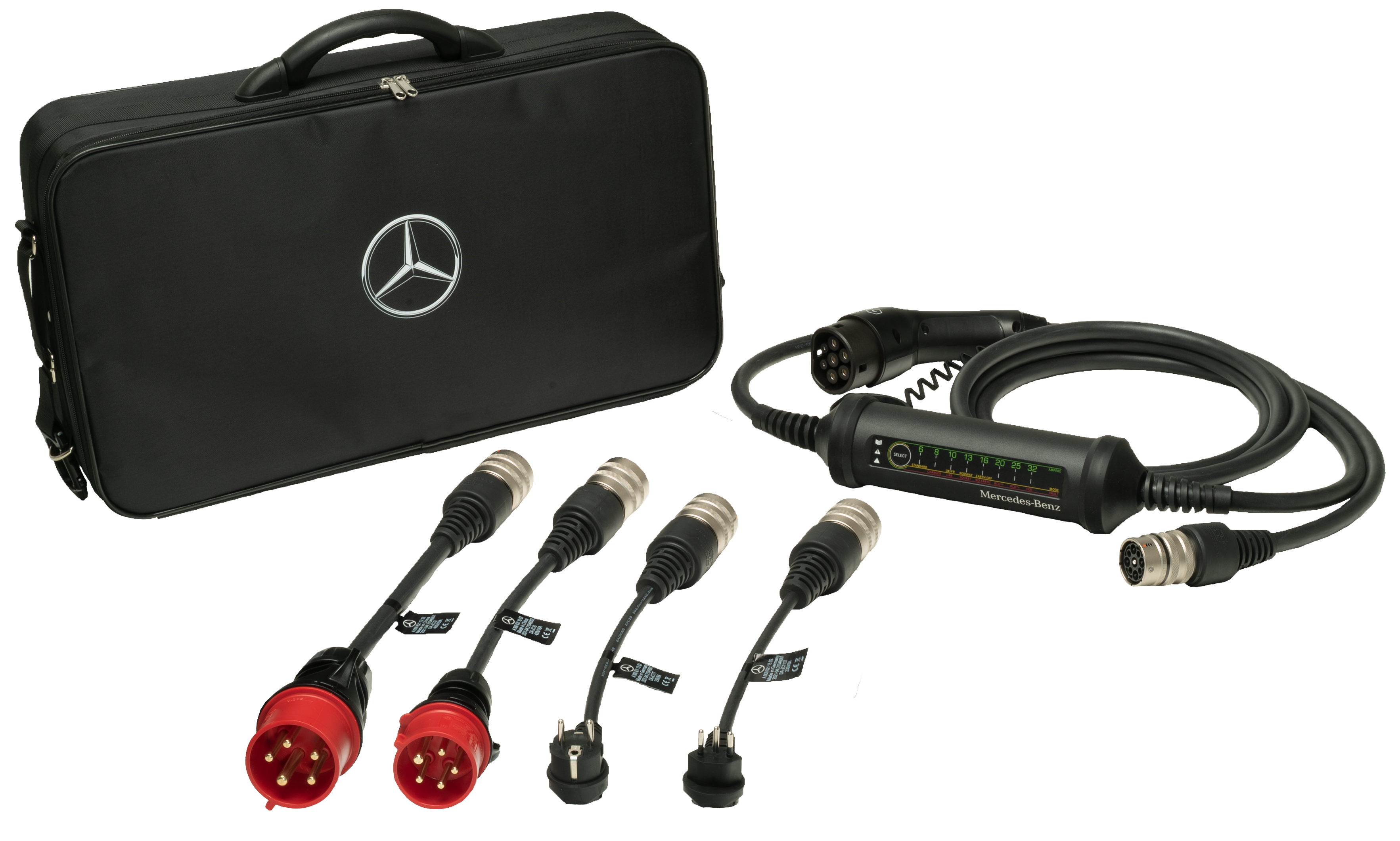 Mercedes-Benz - Flexibles Ladesystem, Set EU, 32/3-phasig, schwarz
