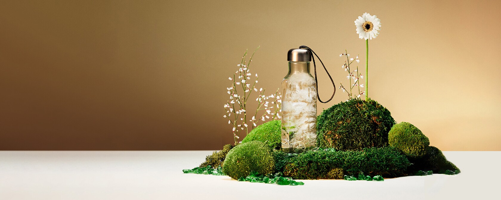 Mercedes-Benz - Glastrinkflasche, 0,5 l Glas / Edelstahl / Kunststoff, eva solo