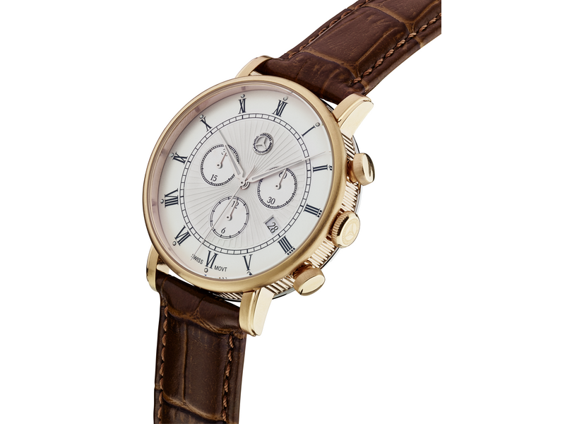 Chronograph Herren, Classic Retro Gold Chronograph Herren, Classic Retro Gold