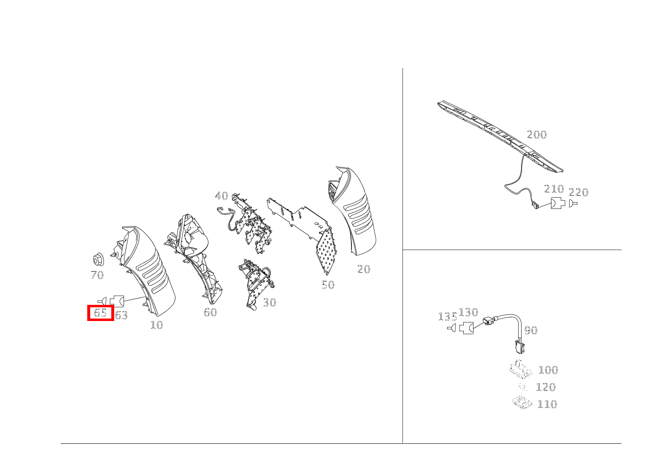 Kontaktbuchse SCHLUSSLEUCHTE E3, E4; 0.5-1.0 MM2 MCP2.8 Maybach 62 S (langer Radstand) 240 Kontaktbuchse SCHLUSSLEUCHTE E3, E4; 0.5-1.0 MM2 MCP2.8 Maybach 62 S (langer Radstand) 240