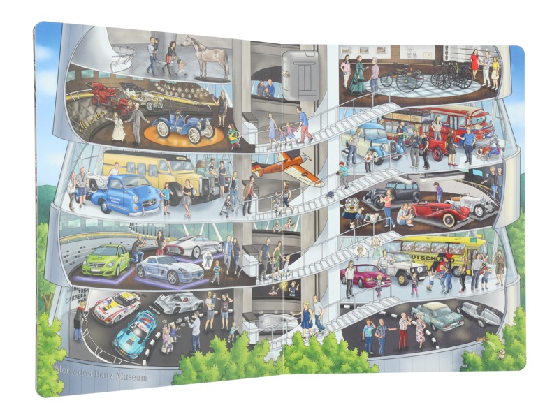 Mercedes-Benz Wimmelbuch, Silberburg-Verlag Mercedes-Benz Wimmelbuch, Silberburg-Verlag