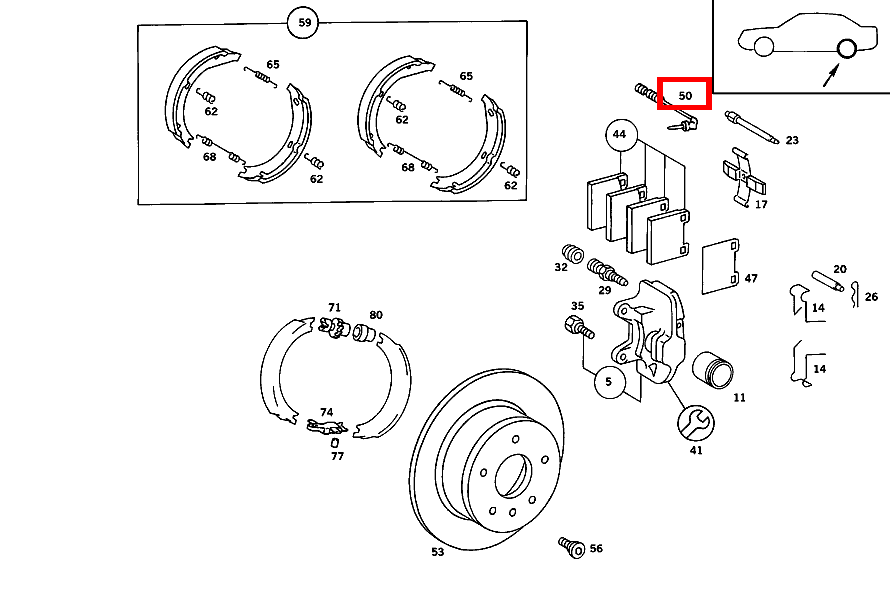Belagverschleisssensor BREMSBELAGVERSCHLEISSANZEIGE 500 SEC-126 126 Belagverschleisssensor BREMSBELAGVERSCHLEISSANZEIGE 500 SEC-126 126