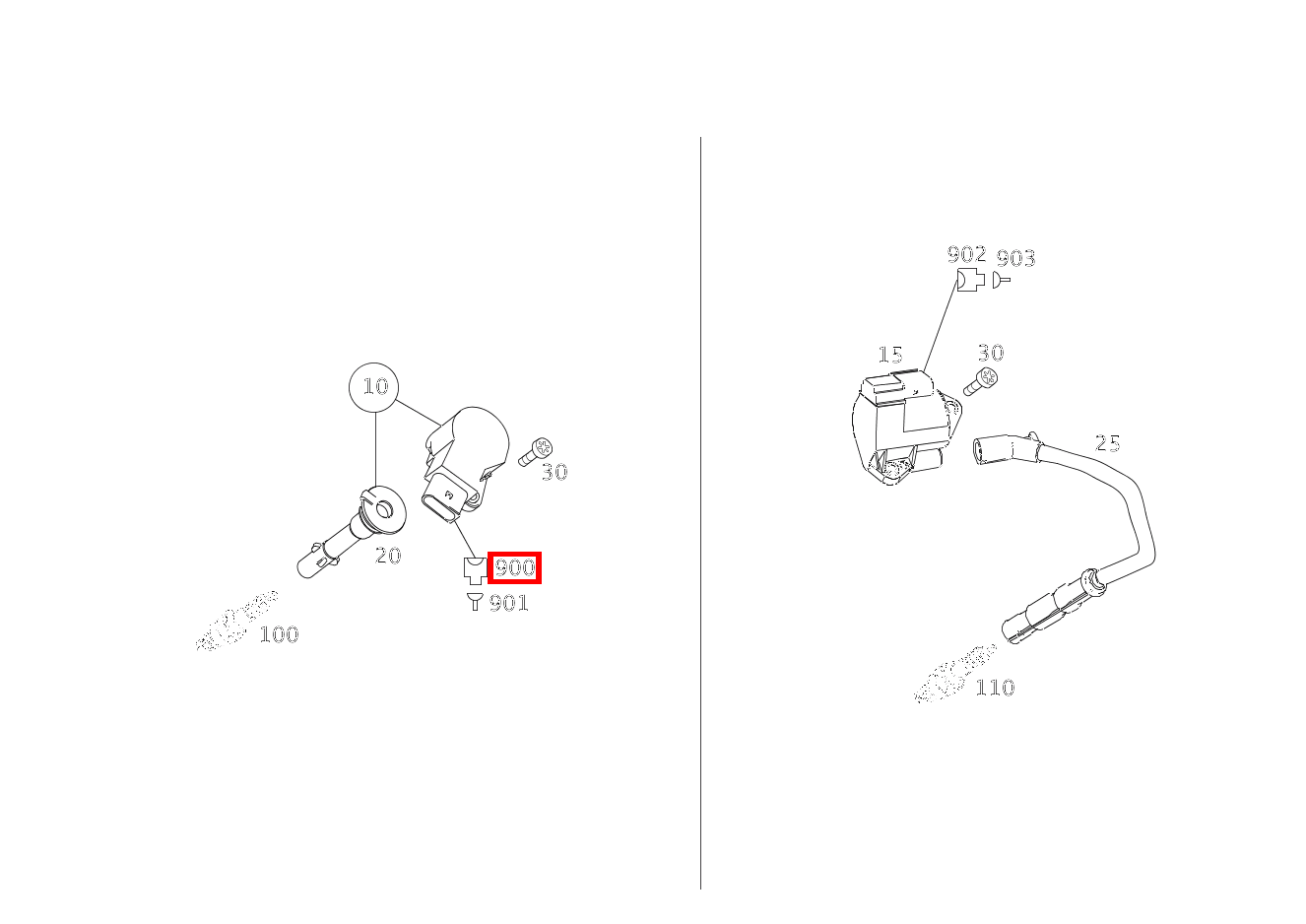 Kupplung, Mechanisch Zündspule T1/1-T1/6; 4-PIN CLC 350 Sportcoupé 203