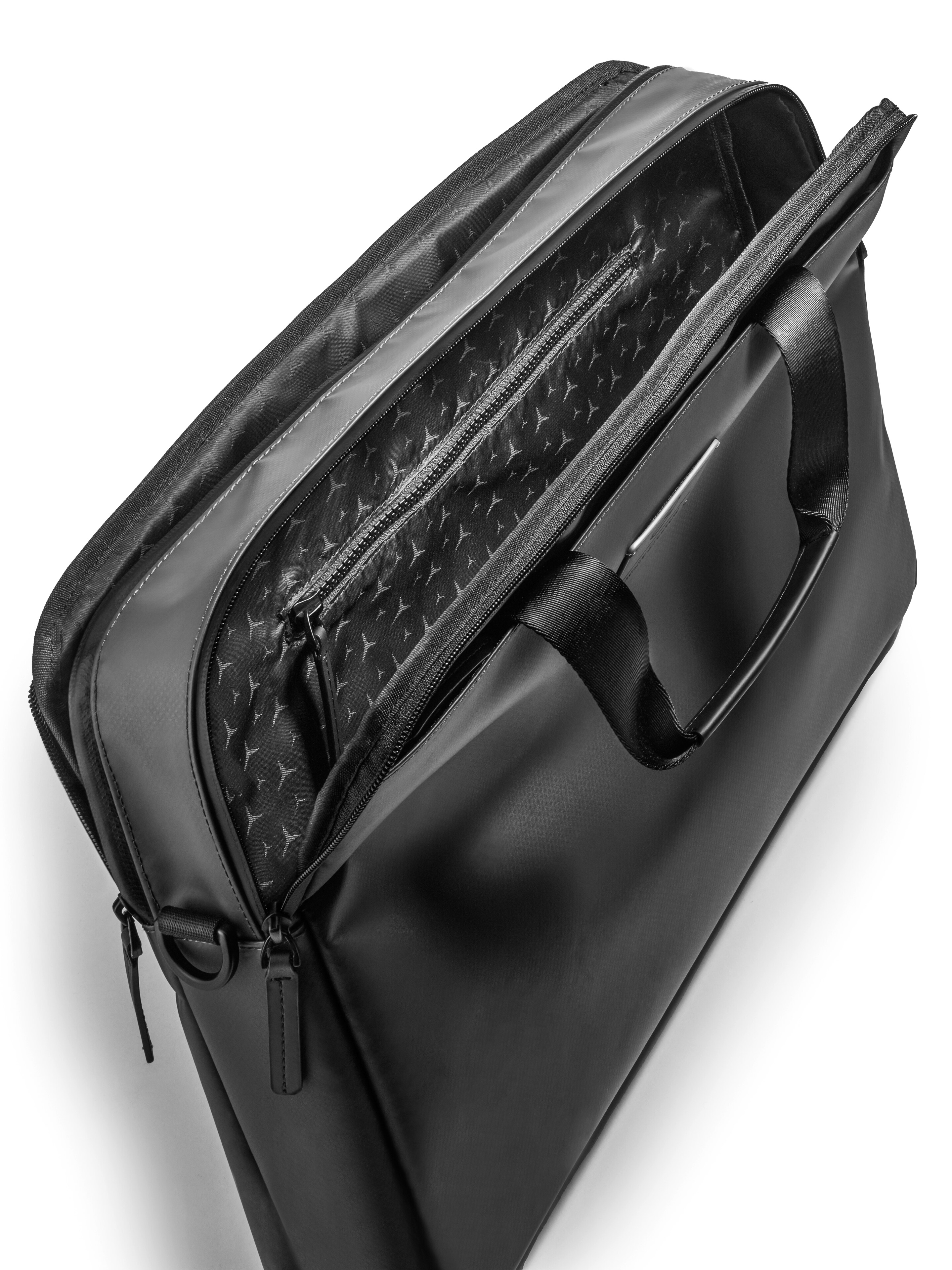 Mercedes-Benz - Laptoptasche graphit, Polyester / Polyurethan