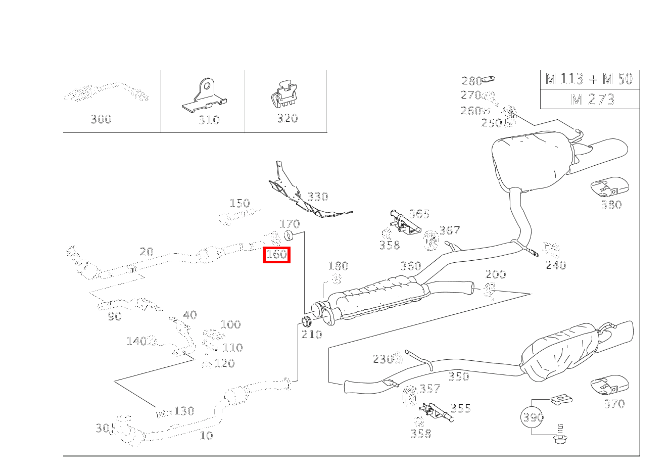 Flansch Auspuffrohr vorn an Auspuffrohr hinten (Schiebesitz) CLS 500 Coupé 219 Flansch Auspuffrohr vorn an Auspuffrohr hinten (Schiebesitz) CLS 500 Coupé 219