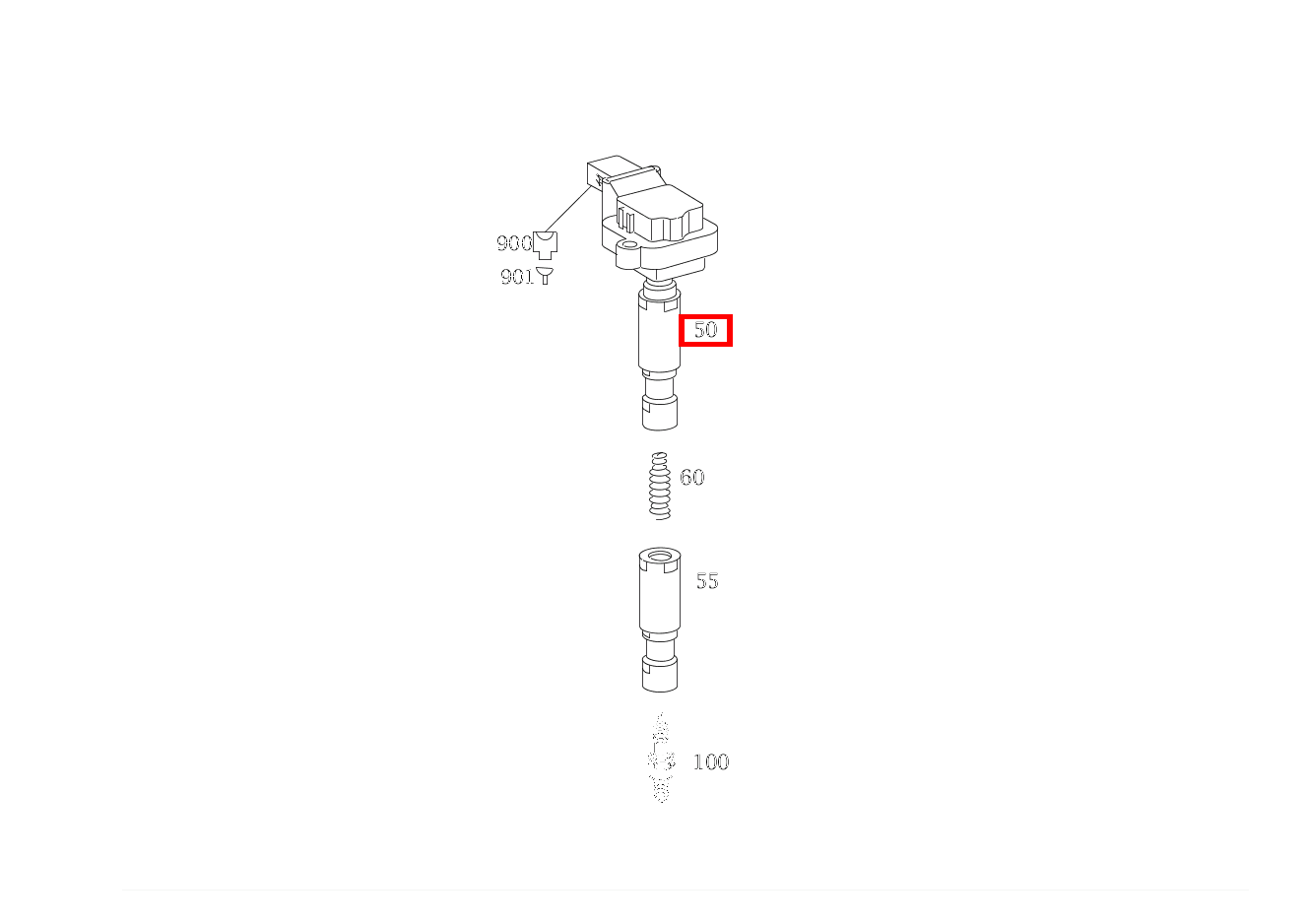 Zündspule E 200 TK 211 Zündspule E 200 TK 211