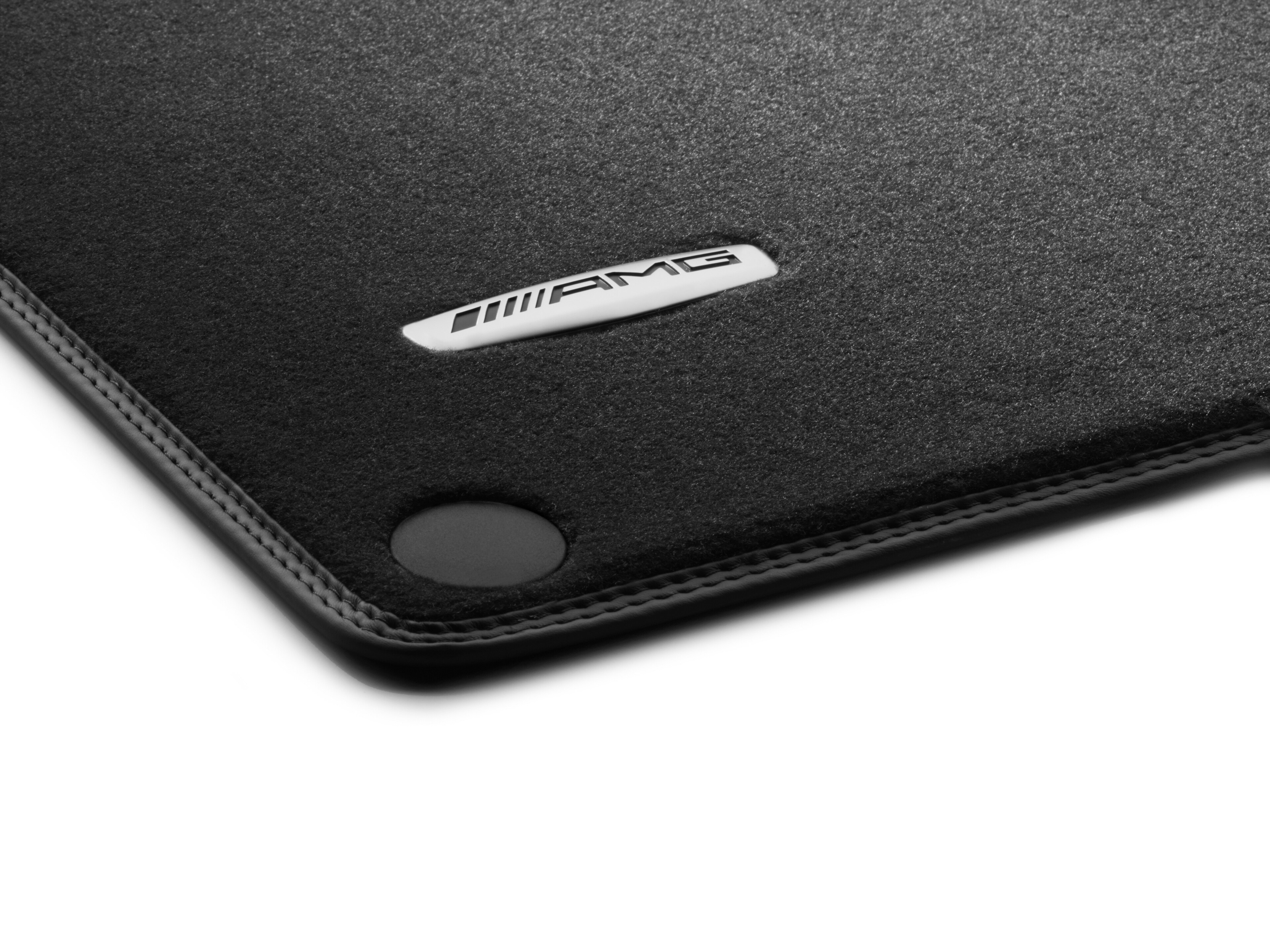 AMG Veloursmatten, Satz, 4-teilig, mit Metall