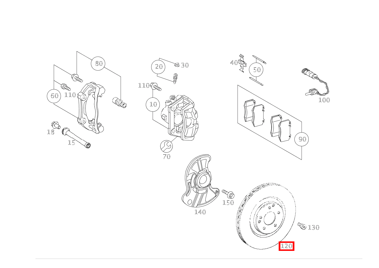 Bremsscheibe Vorn SLK 200 Kompressor Roadster BCA 171