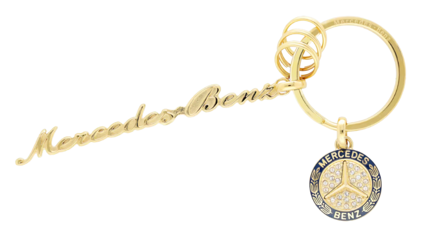 Schlüsselanhänger, Mercedes Classic Schriftzug Schlüsselanhänger, Mercedes Classic Schriftzug