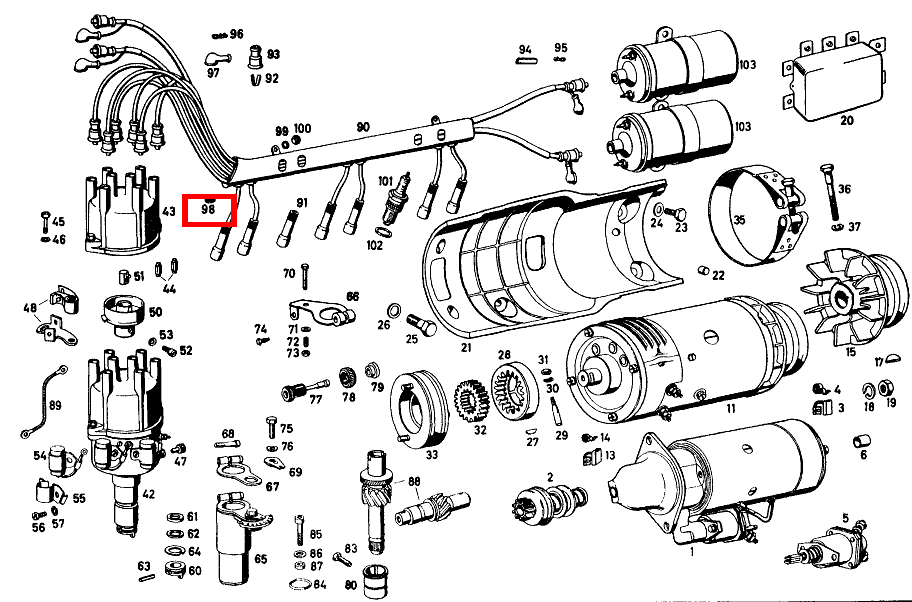 Durchführungstülle FÜR SCHUTZROHR 300 SL 198