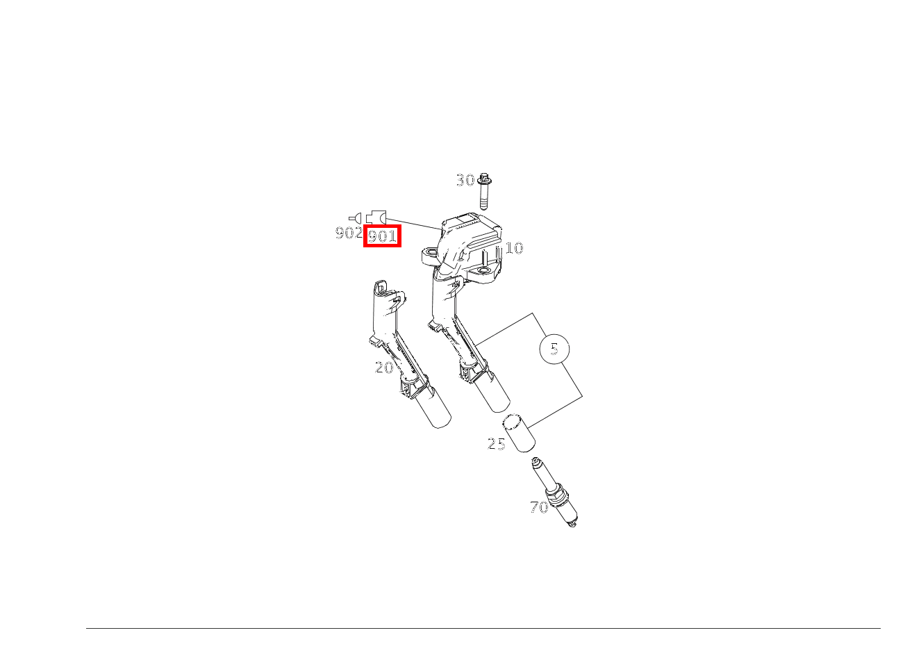 Kupplung, Mechanisch Zündspule T1/1-T1/4; 4-PIN A 180 245