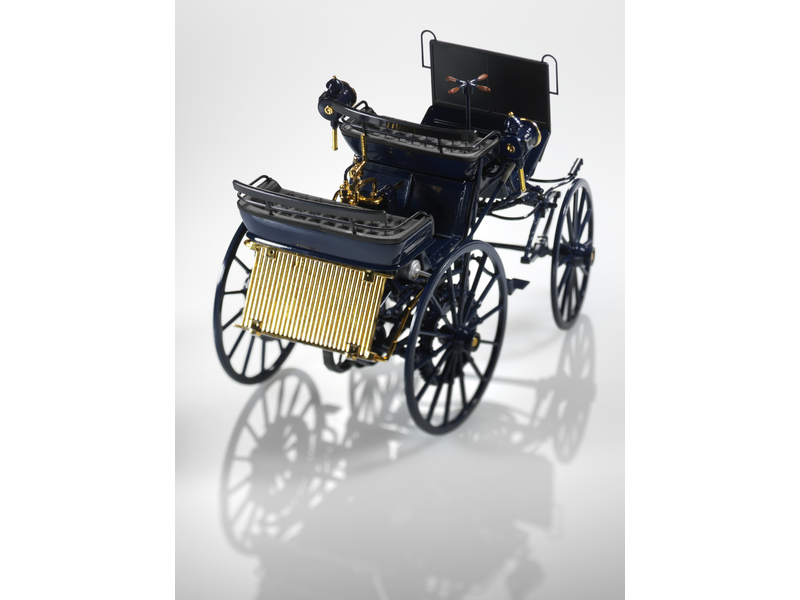 Daimler Motorkutsche (1886) blau, Norev, 1:18