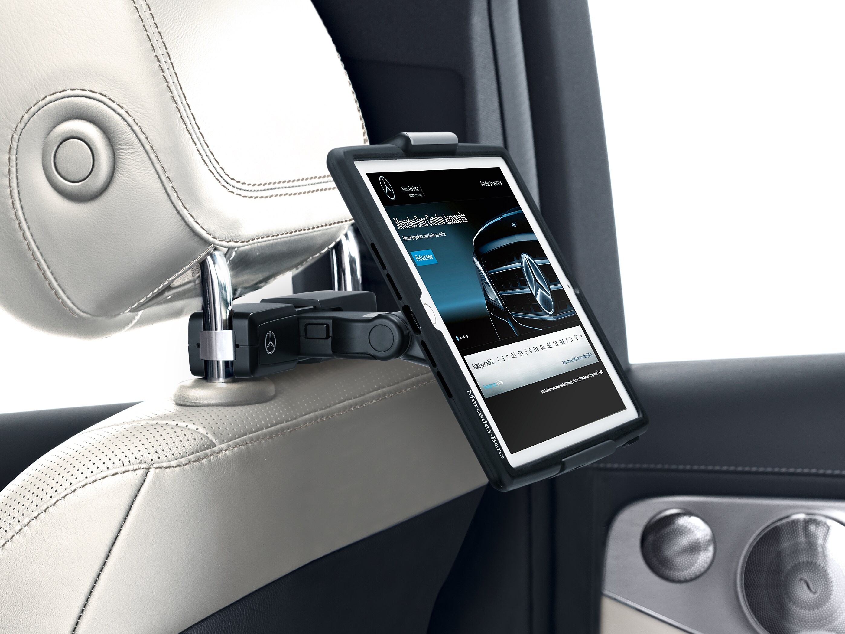 Mercedes-Benz - Halter für Tablet PC (Kopfstütze), inklusive grati Halter für Tablet PC (Kopfstütze), inklusive grati