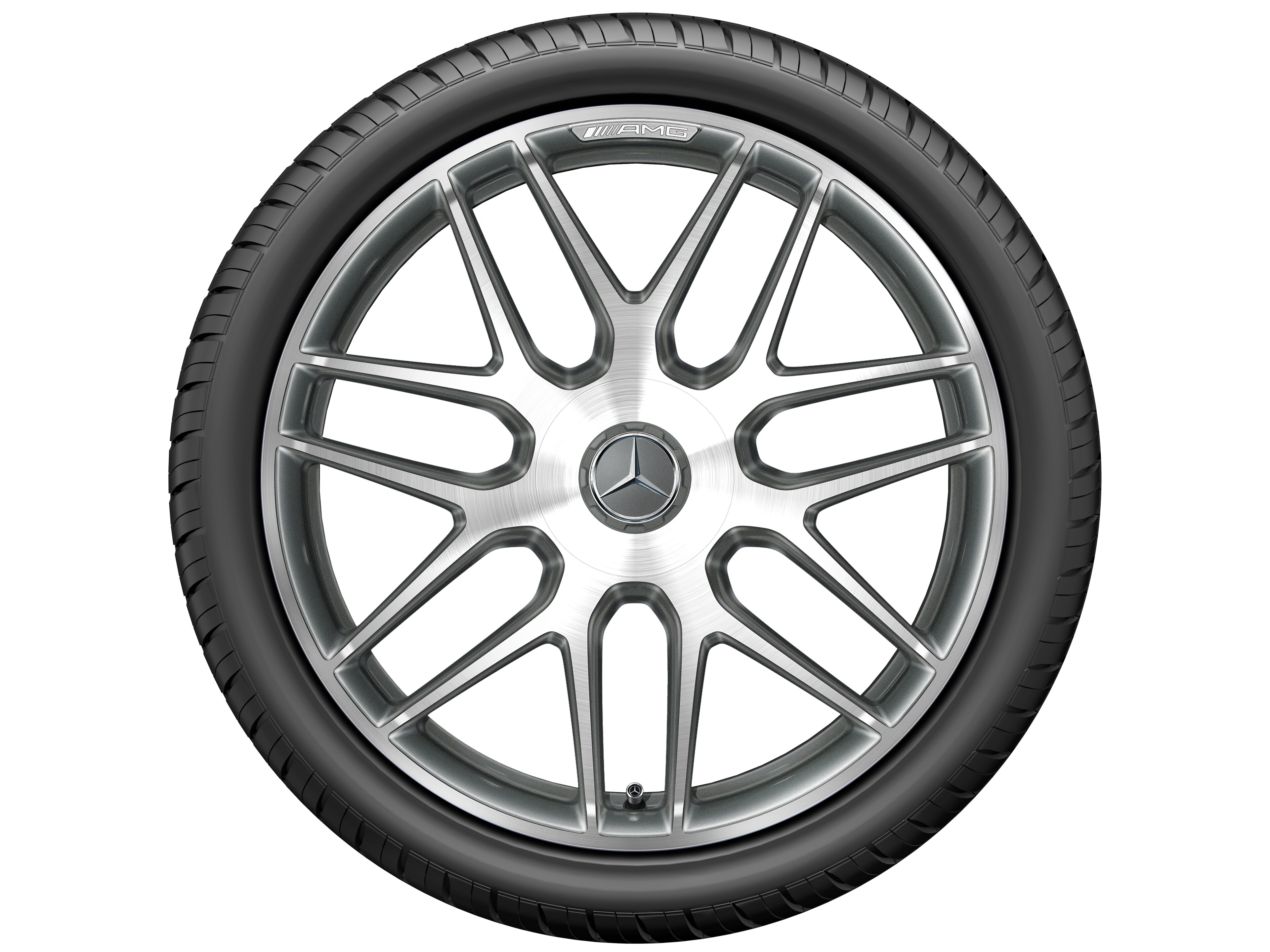 AMG Schmiederad im Kreuzspeichen-Design, 50,8