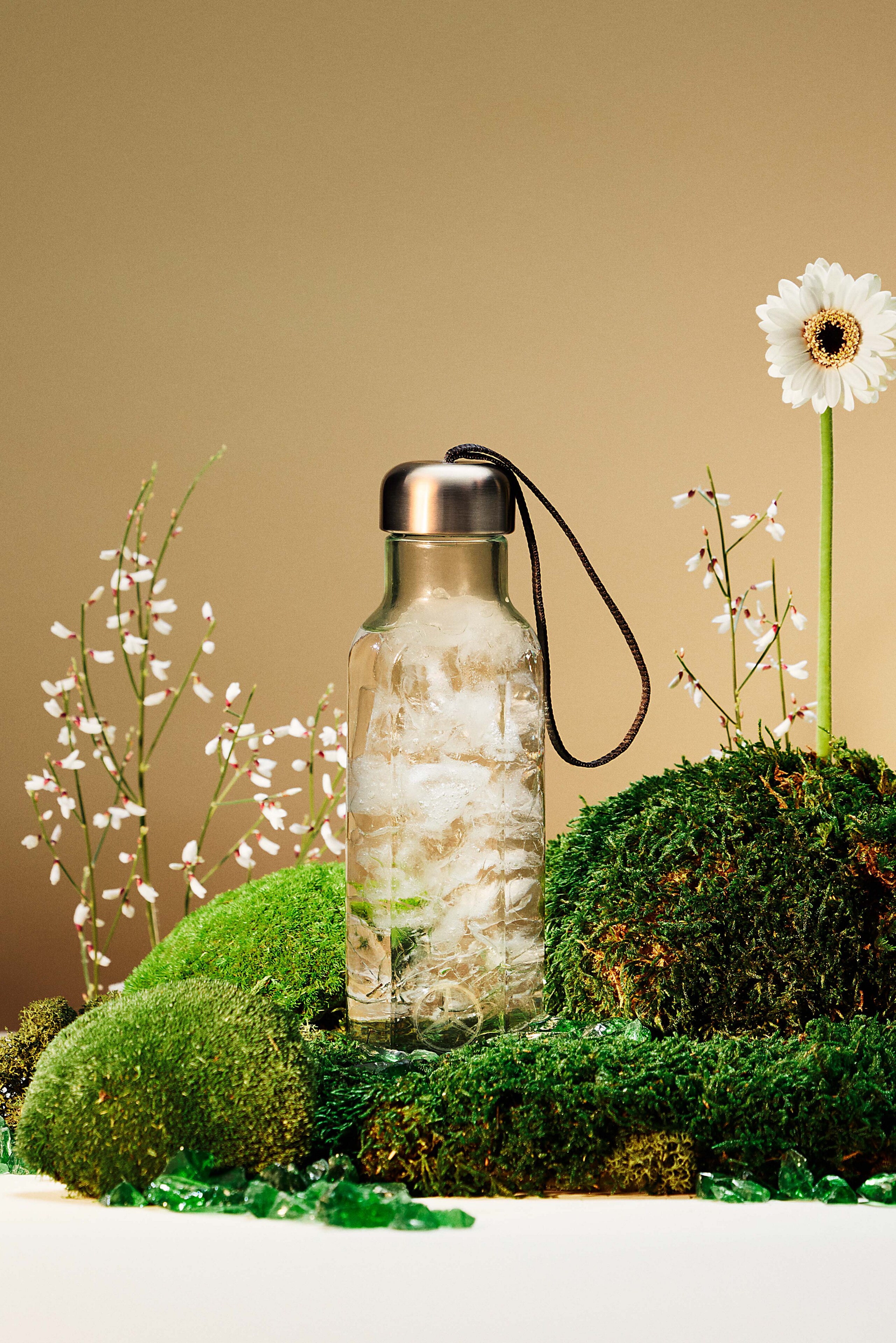 Mercedes-Benz - Glastrinkflasche, 0,5 l Glas / Edelstahl / Kunststoff, eva solo