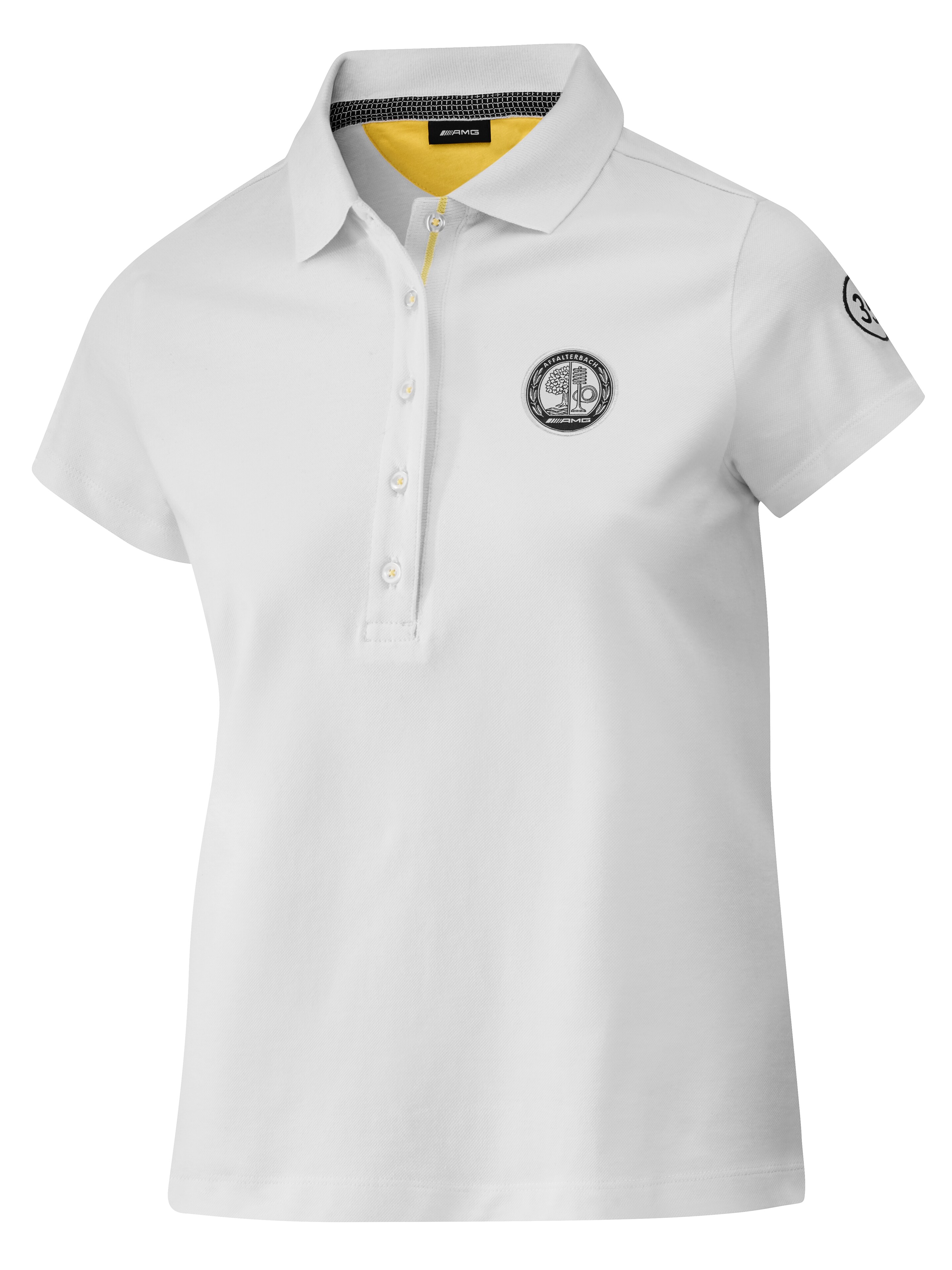 AMG Poloshirt Damen, weiß