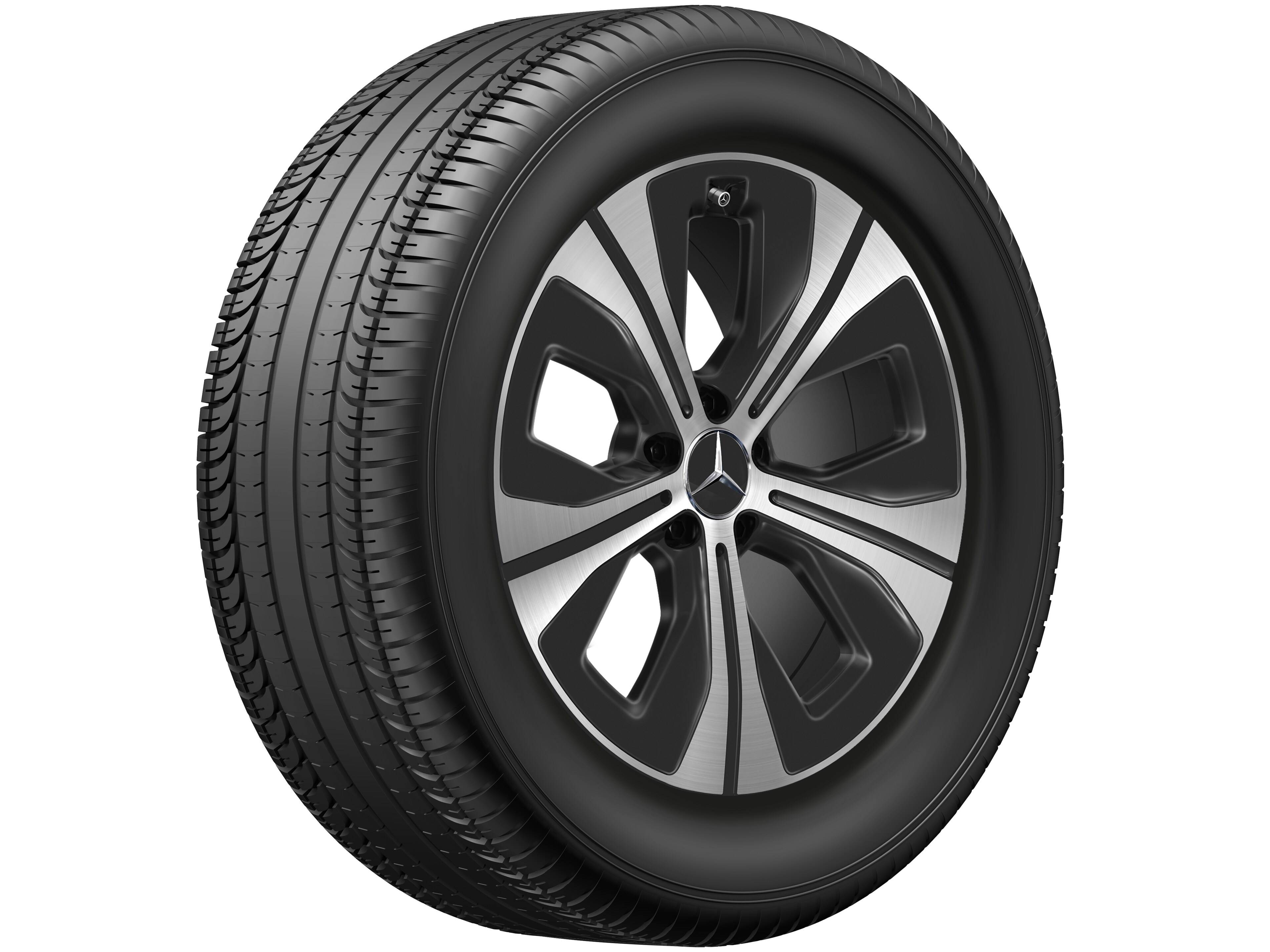 5-Speichen-Rad, Aero, 48,3 cm (19 Zoll), glan