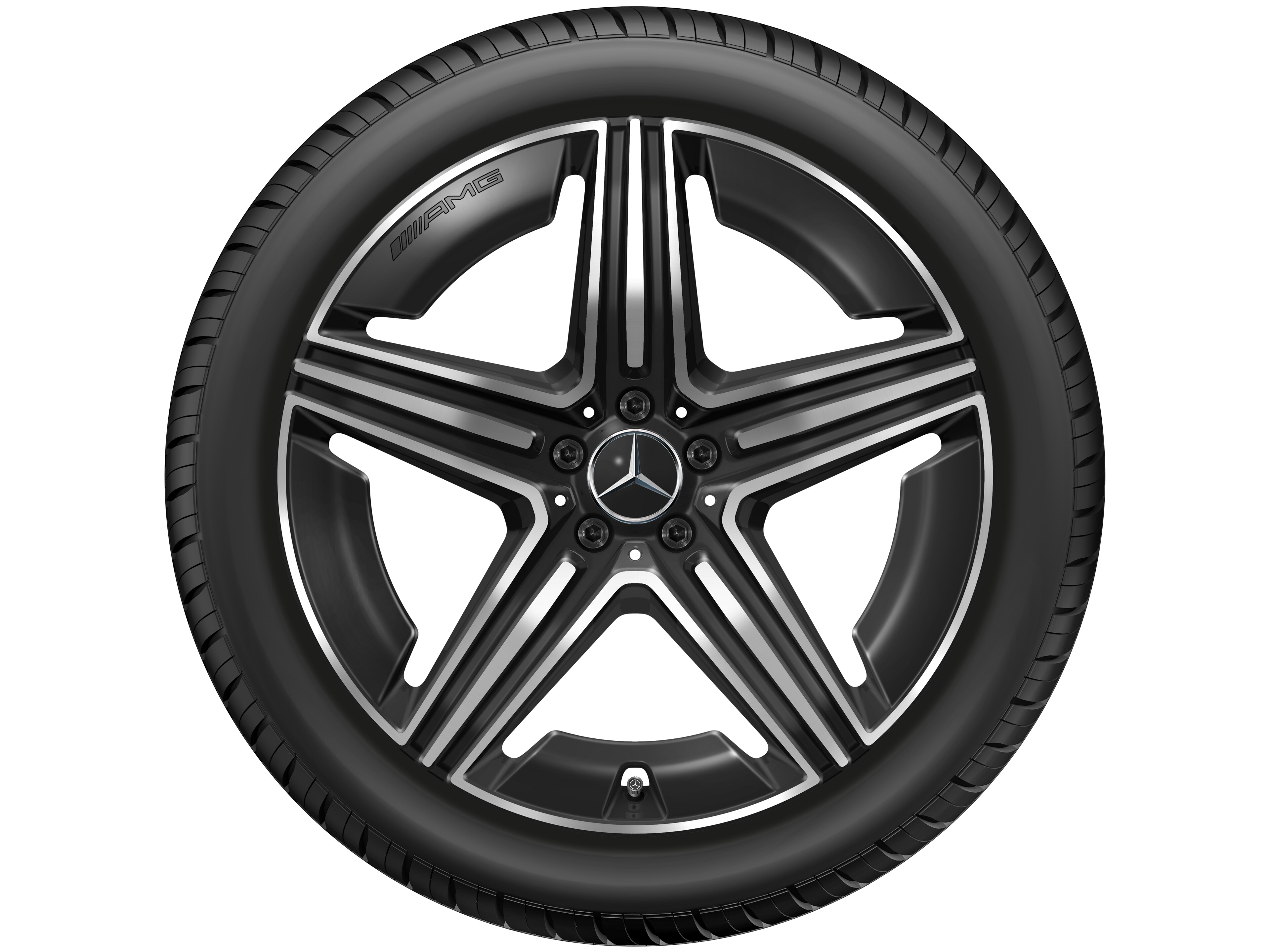 AMG 5-Doppelspeichen-Rad, 21 Zoll, 11 J x 21 ET 49, schwarz