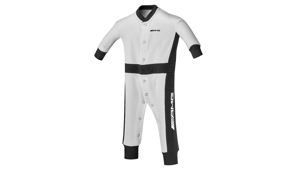 AMG Babystrampler, weiß AMG Babystrampler, weiß