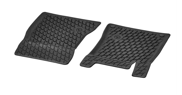 Allwettermatten Dynamic Squares, Fahrer-/Beifahrermatte, 2-teilig, LL, schwarz Allwettermatten Dynamic Squares, Fahrer-/Beifahrermatte, 2-teilig, LL, schwarz