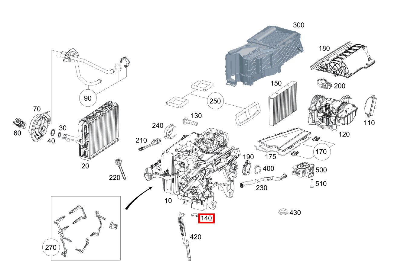 SPANNFEDER AN KLIMAKASTEN S 63 AMG 4MATIC+ Cabriolet 217 SPANNFEDER AN KLIMAKASTEN S 63 AMG 4MATIC+ Cabriolet 217
