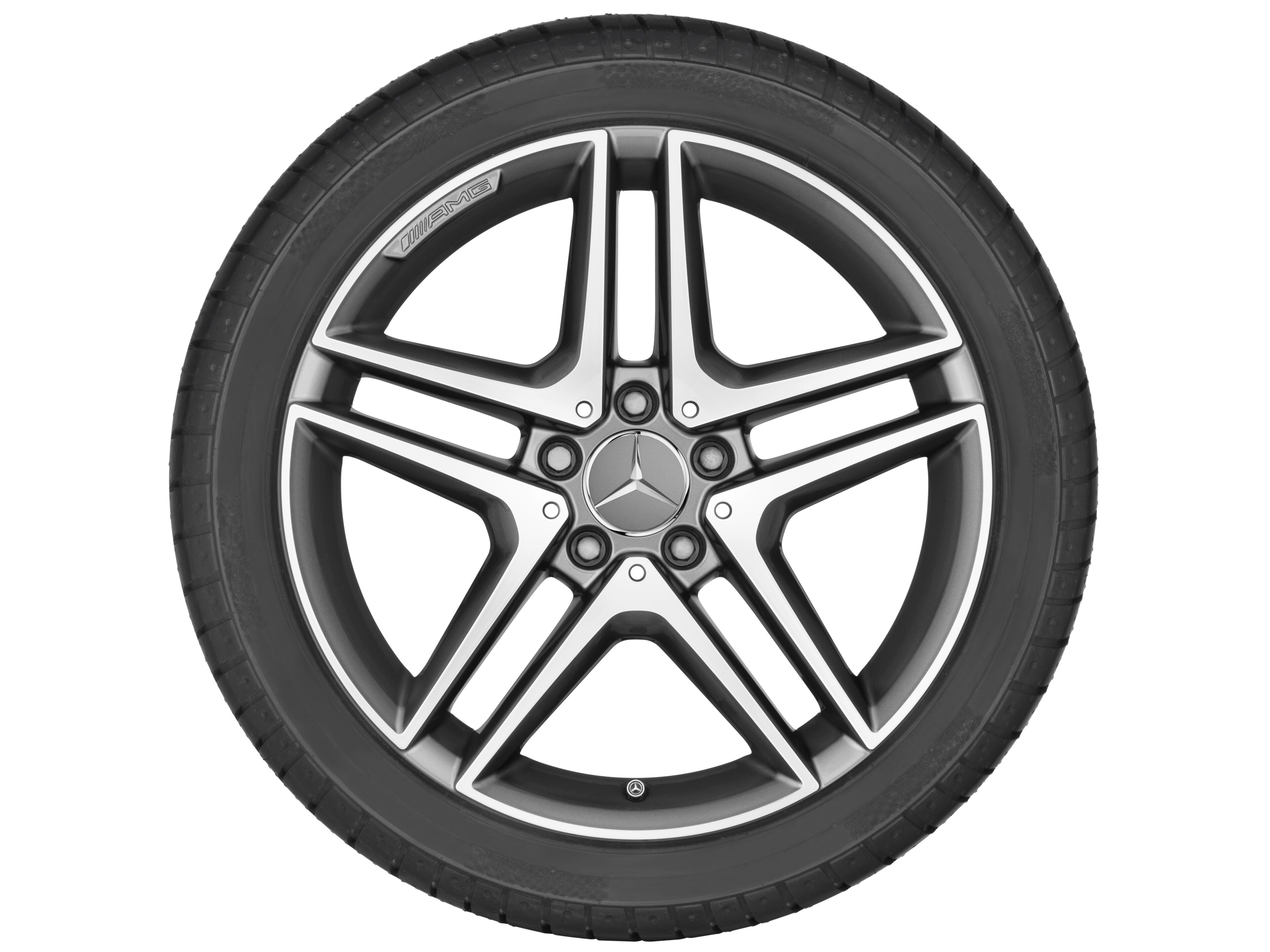 Mercedes-Benz - AMG 5-Doppelspeichen-Rad, 45,7 cm (18 Zoll) AMG 5-Doppelspeichen-Rad, 45,7 cm (18 Zoll)