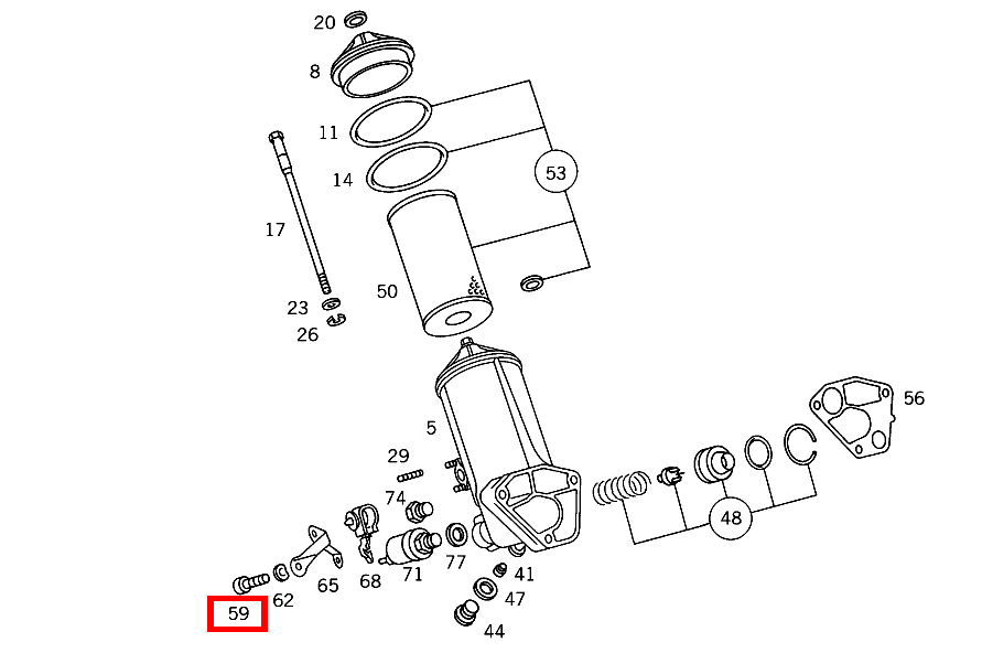 Sechsrundschraube OELFILTER AN ZYLINDERKURBELGEHAEUSE; M6X35 SL 500/500 SL 129 Sechsrundschraube OELFILTER AN ZYLINDERKURBELGEHAEUSE; M6X35 SL 500/500 SL 129