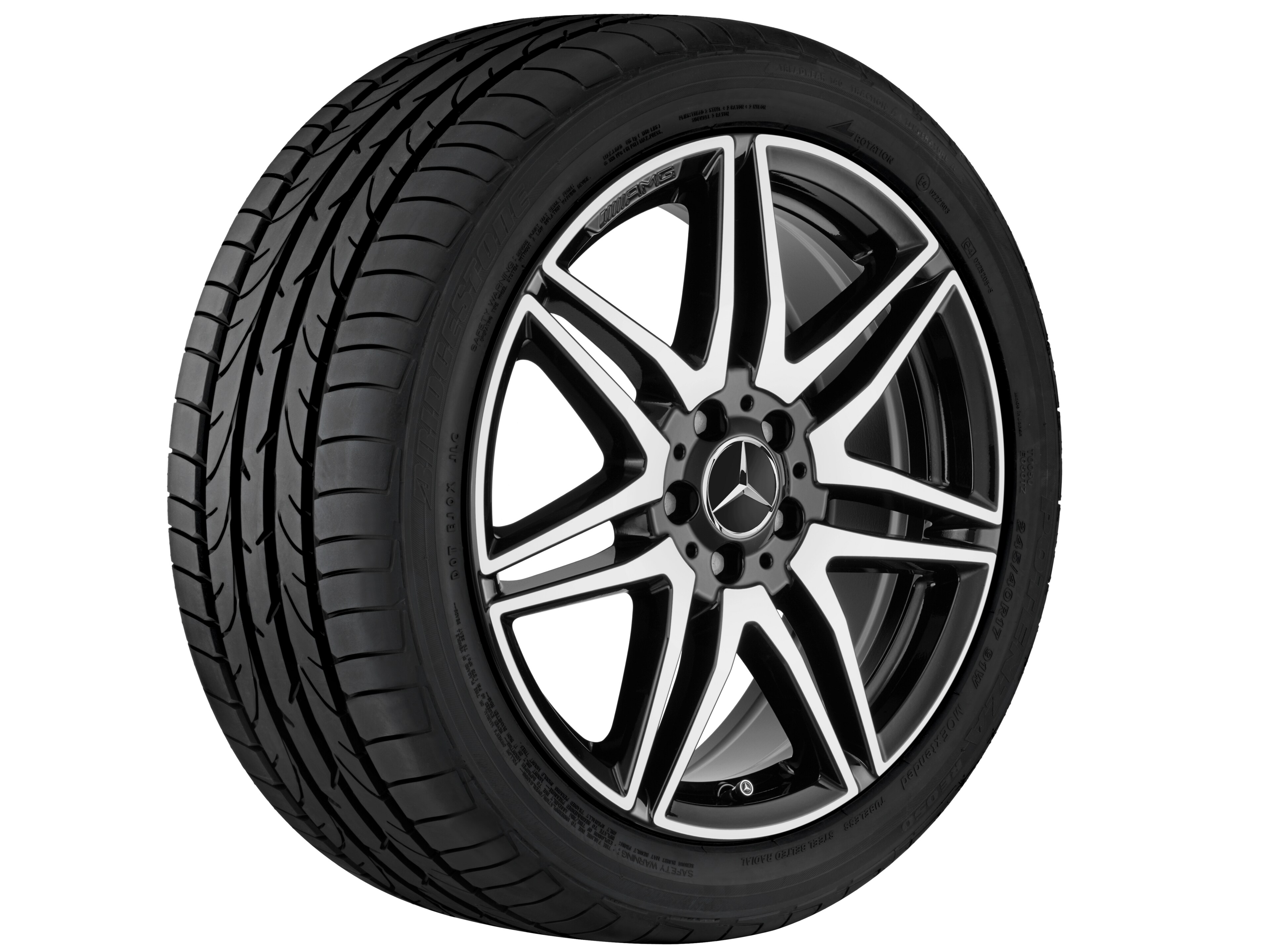 Mercedes-Benz - AMG 7-Doppelspeichen-Rad, 48,3 cm (19 Zoll) AMG 7-Doppelspeichen-Rad, 48,3 cm (19 Zoll)