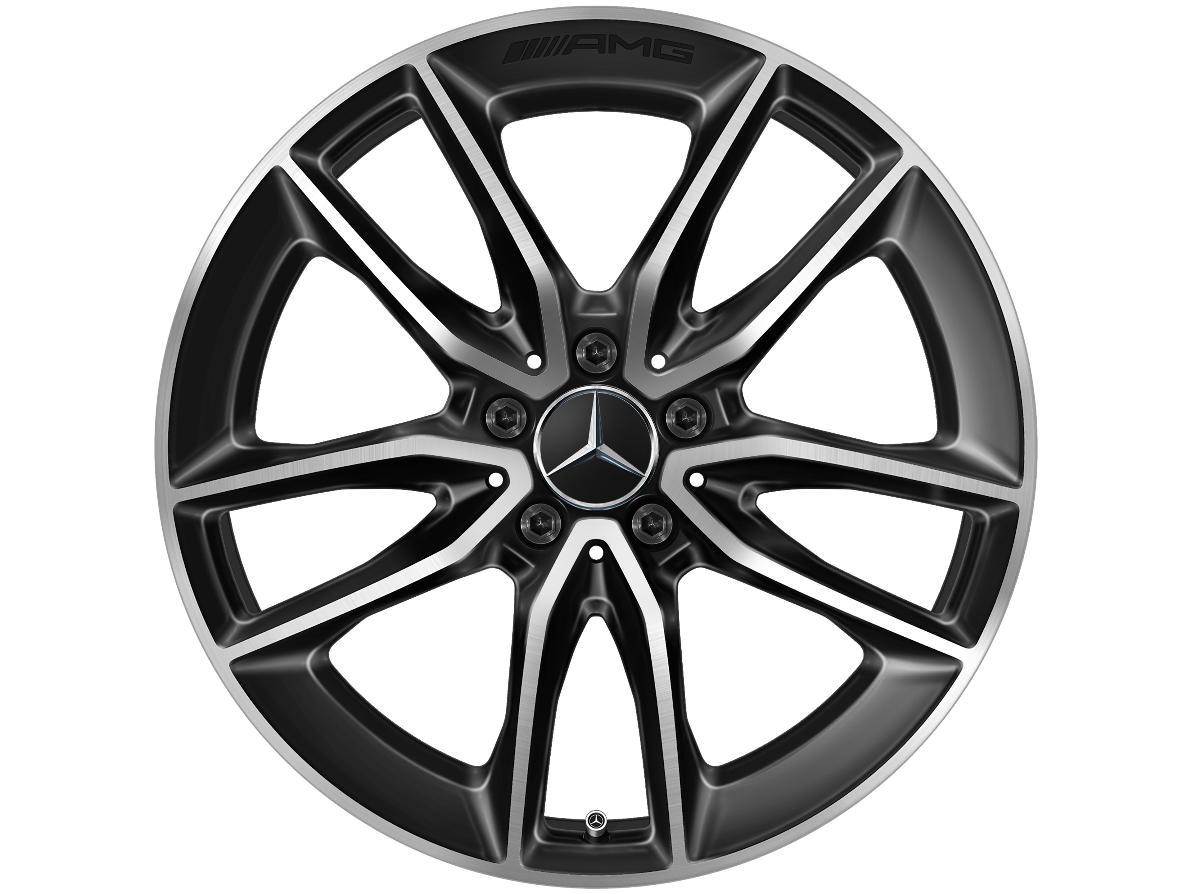 Mercedes-Benz - AMG 5-Doppelspeichen-Rad, 48,3 cm (19 Zoll), AMG 5-Doppelspeichen-Rad, 48,3 cm (19 Zoll),