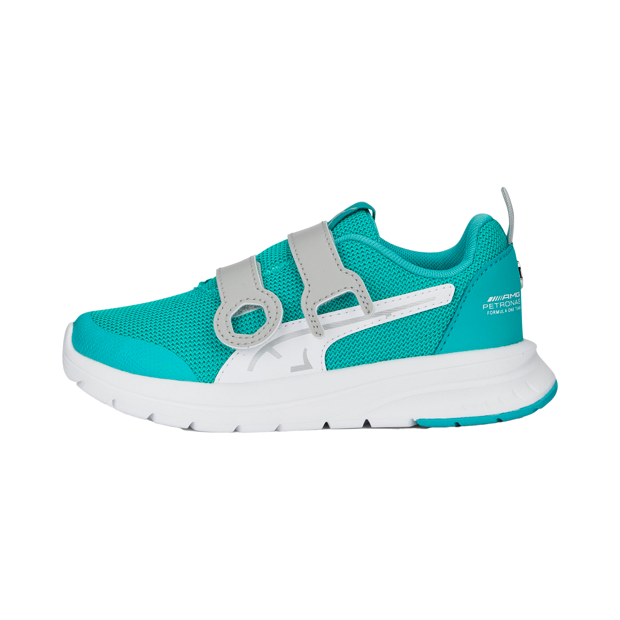 Sneakers, Evolve PTC V PS, Kids, Mercedes-AMG F1 weiß/grün/silberfarben, PUMA