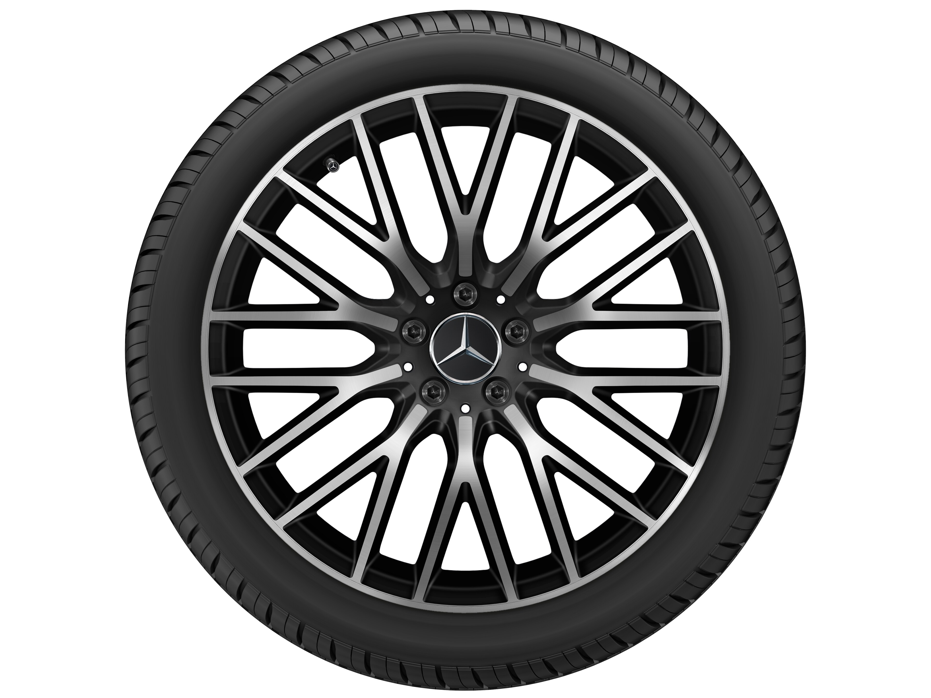 Y-Speichen-Rad, 50,8 cm (20 Zoll), glanzgedreht