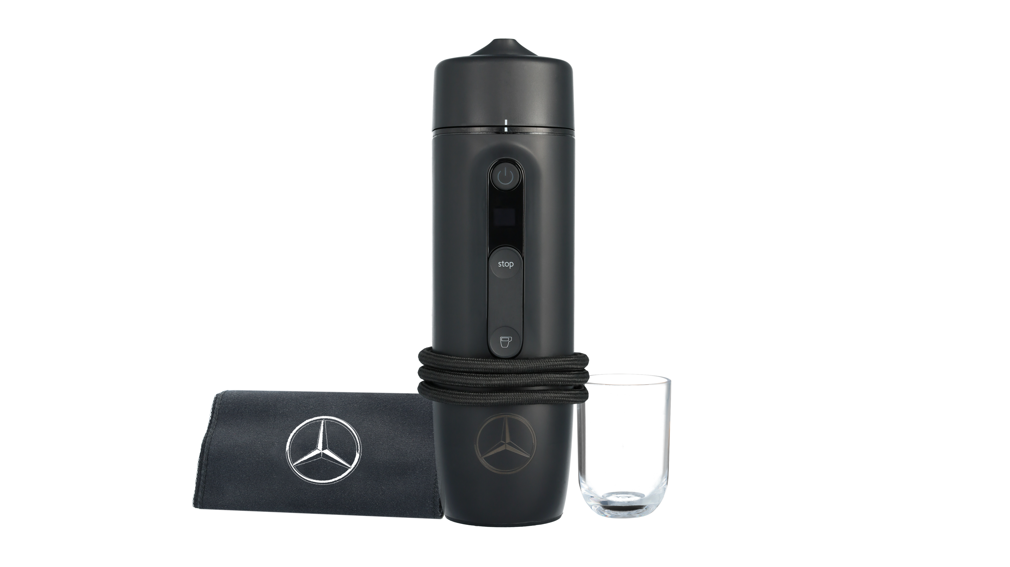 Mercedes-Benz - Handpresso Auto Capsule Espressomaschine schwarz, Aluminium / Kunststoff, Handpresso